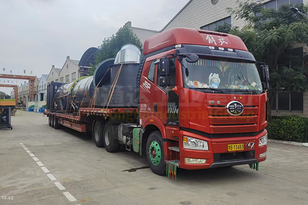 通達重工山西客戶有機肥生產線發貨